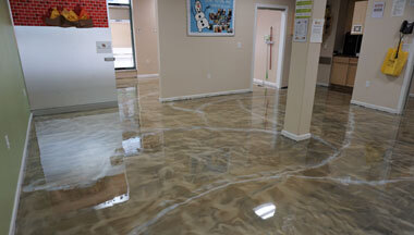Boise Pure Metallic Epoxy Floor Boise Pure Metallic Epoxy Floor