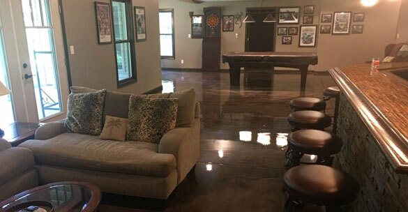 Metallic epoxy resin floor Boise Idaho Metallic epoxy resin floor Boise Idaho